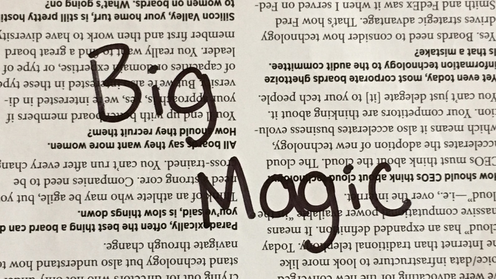 Big Magic