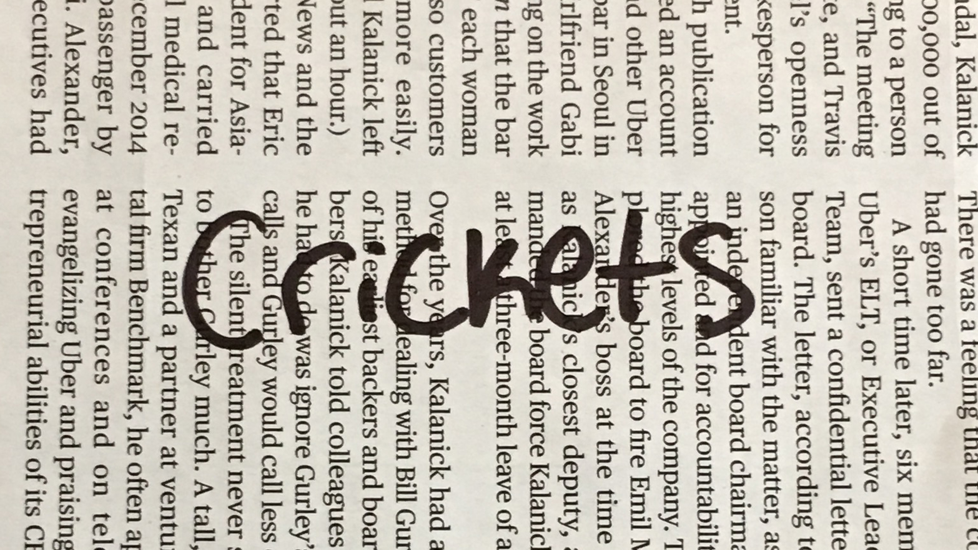 Crickets