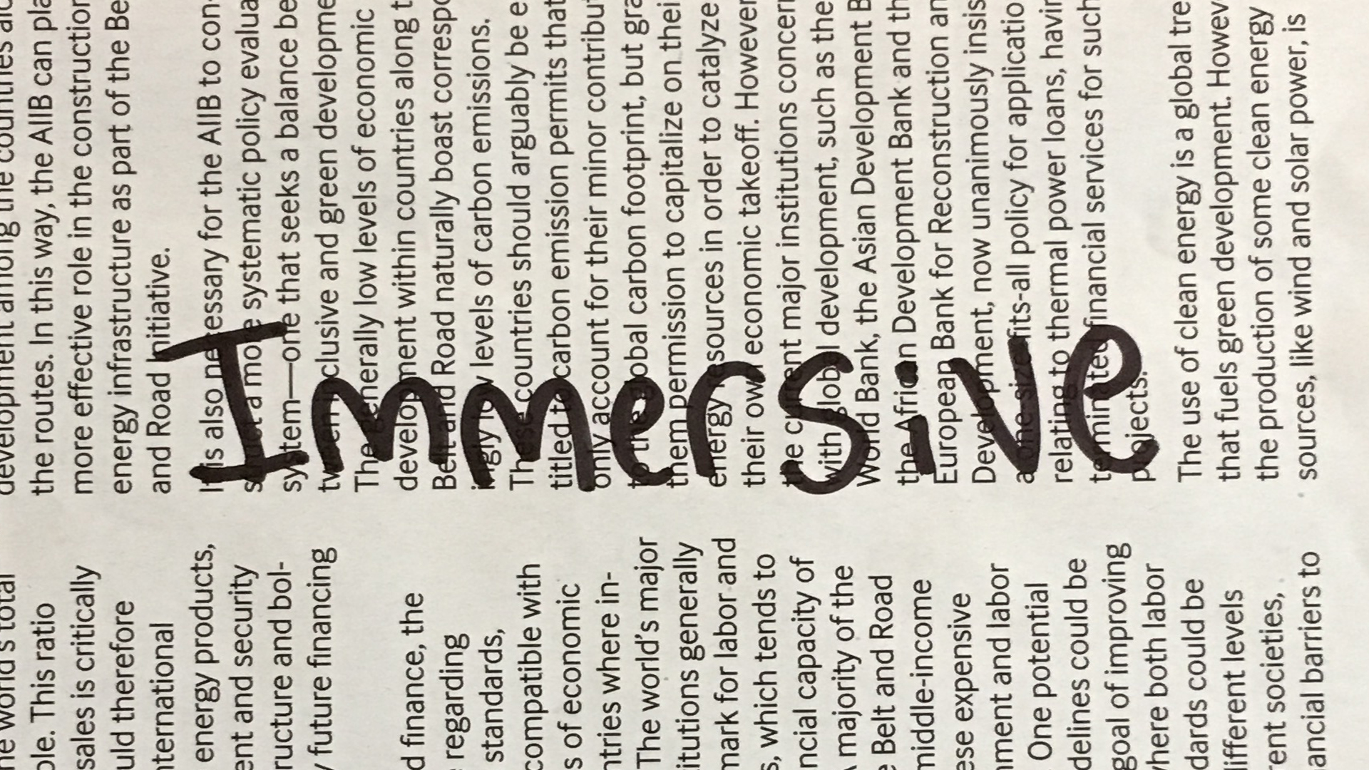Immersive
