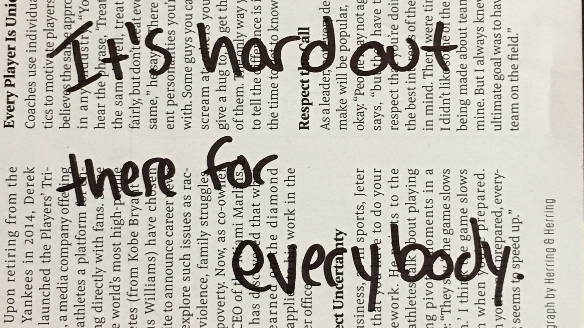 It's hard out there for everybody
