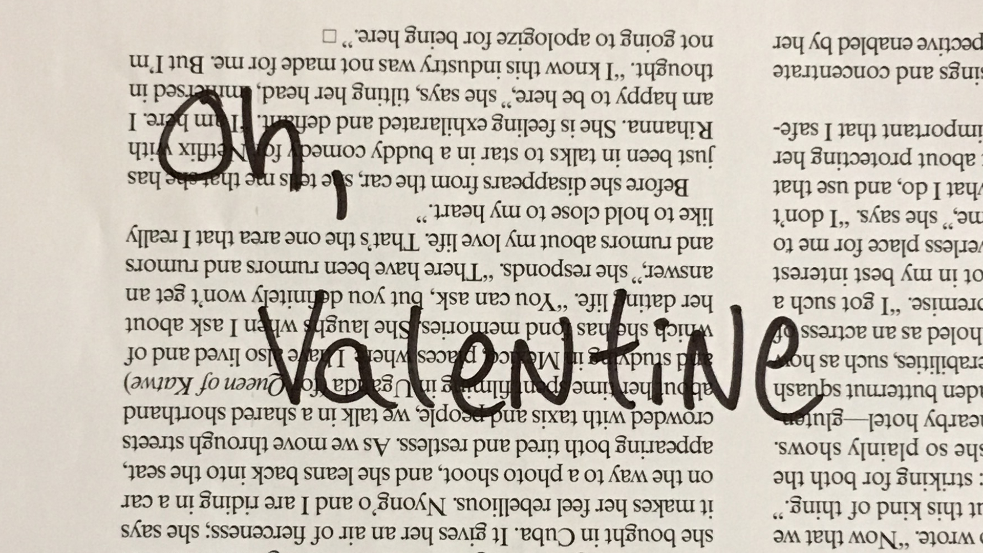 Oh Valentine
