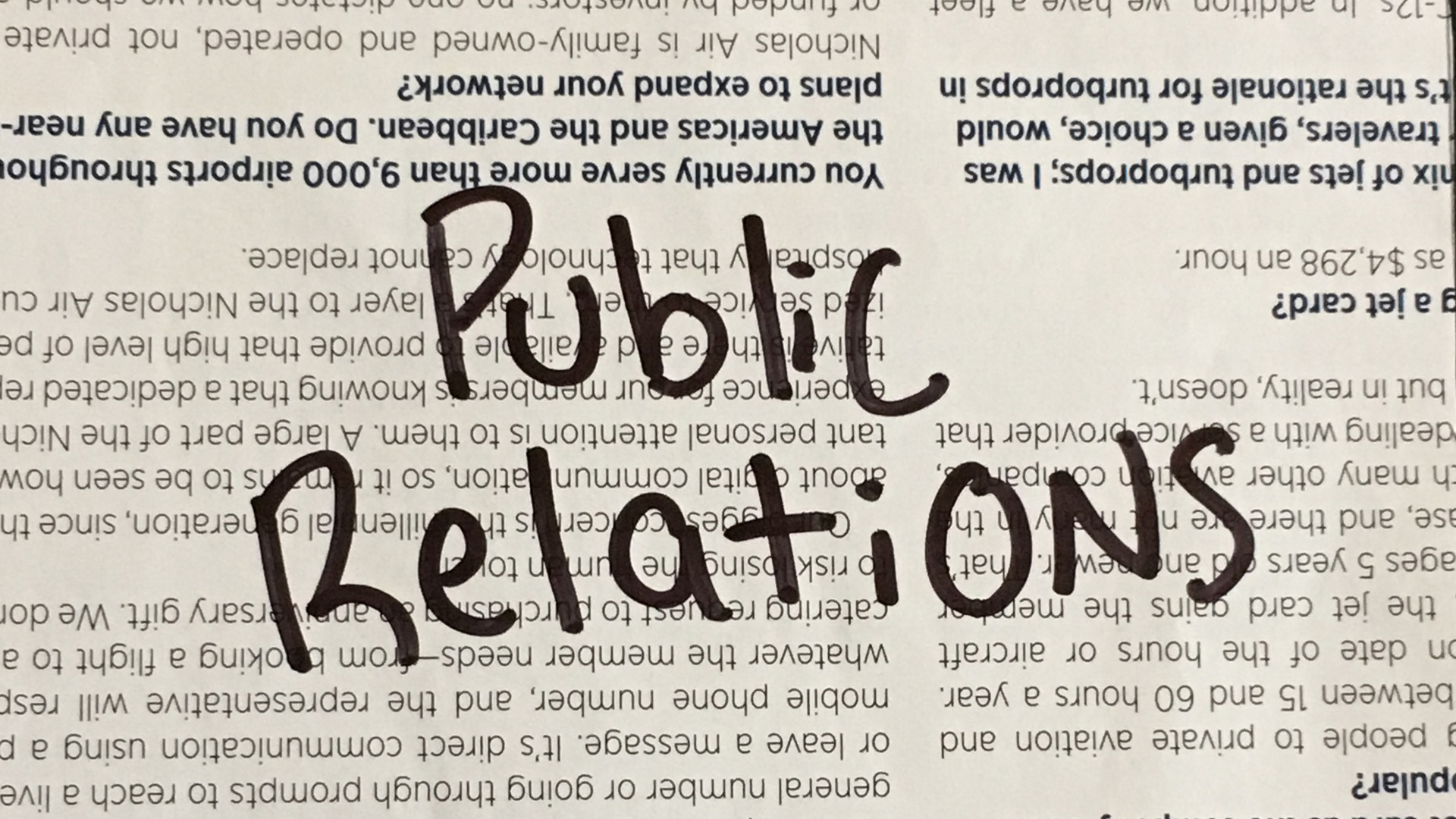 Public Relations
