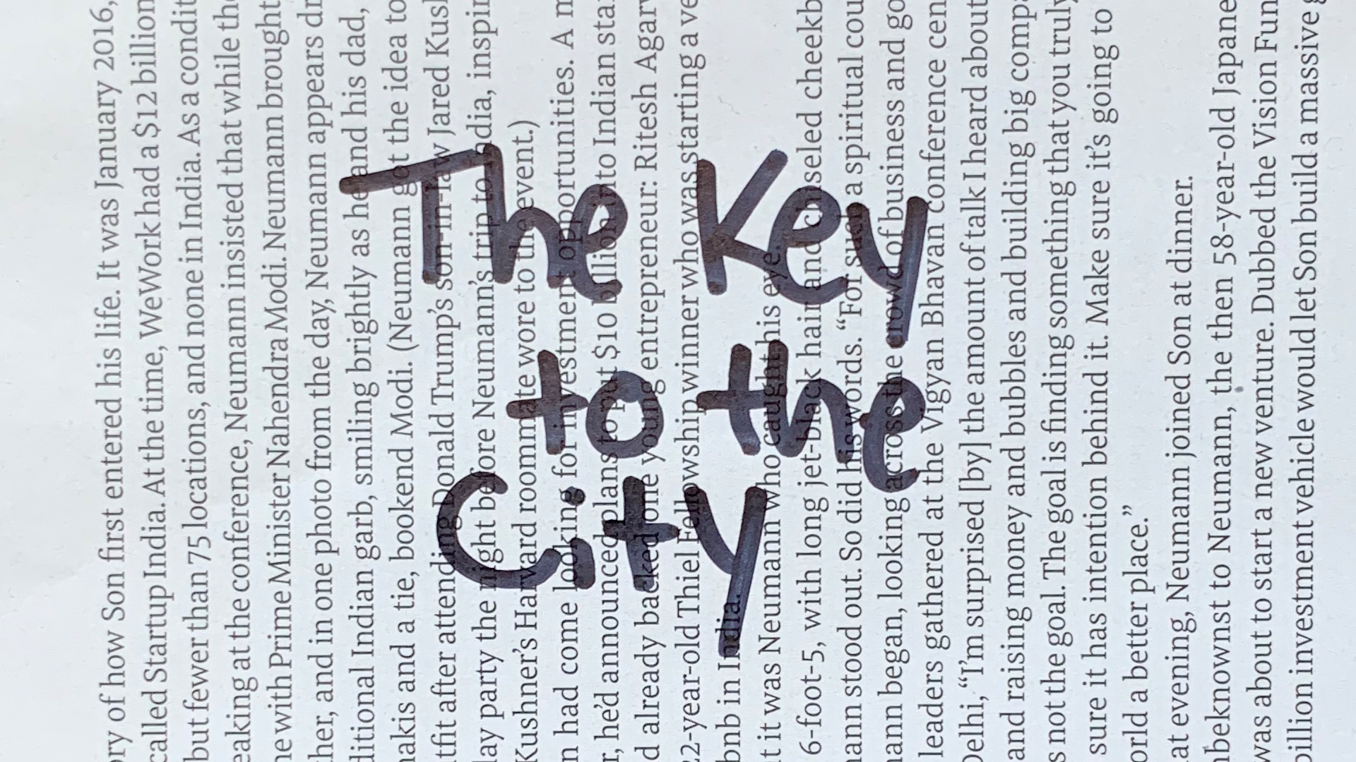 The Key to the City