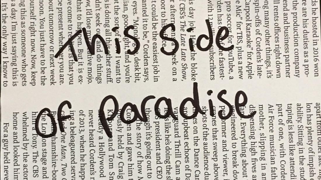 This side of paradise