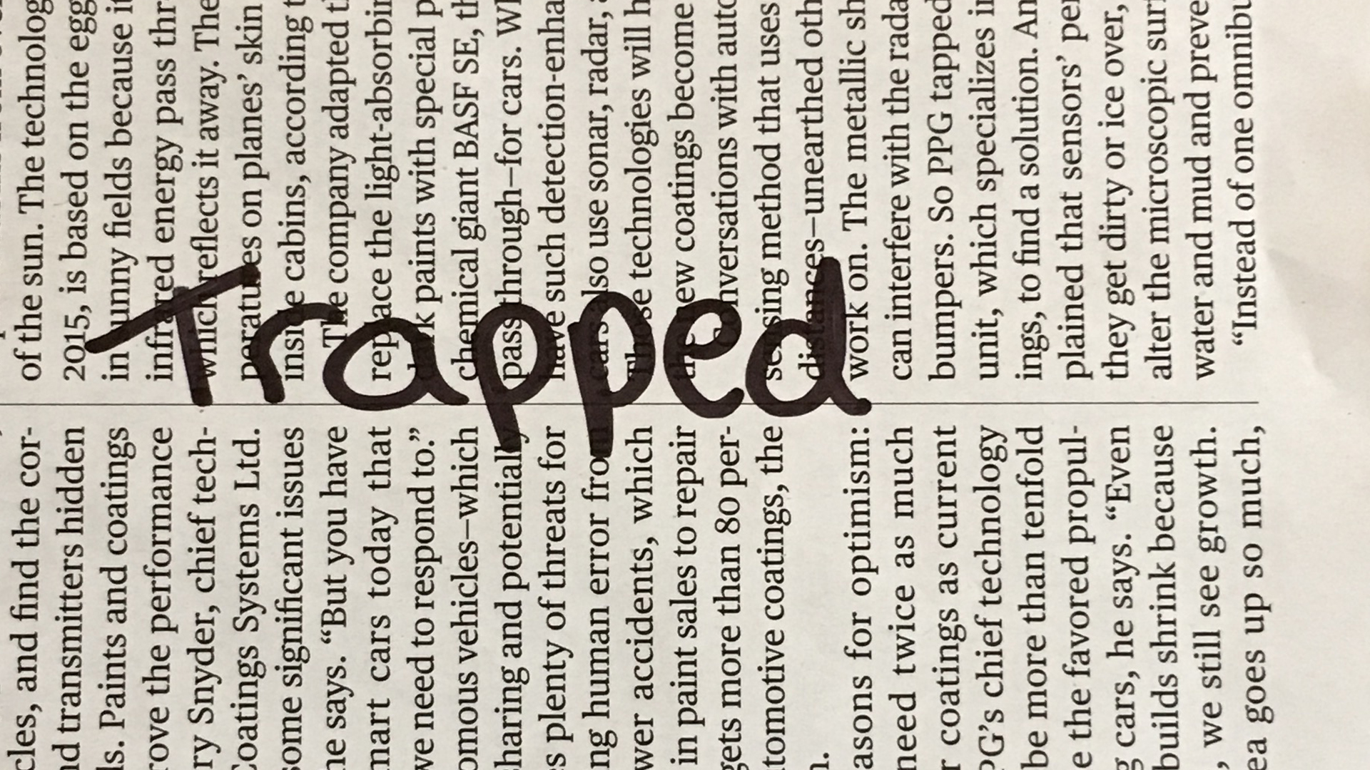 Trapped